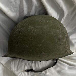 Vintage Military Green Helmet